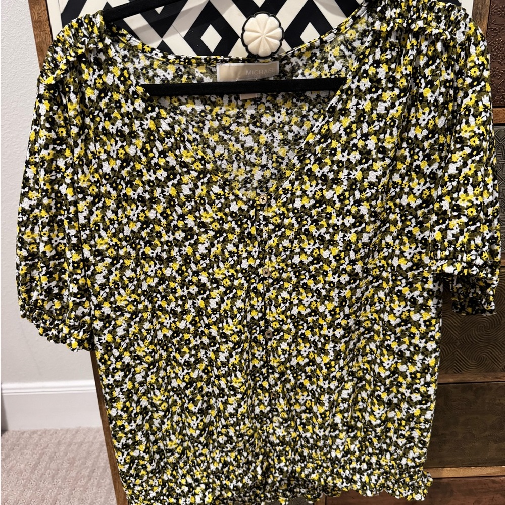 Michael Kors Floral Blouse